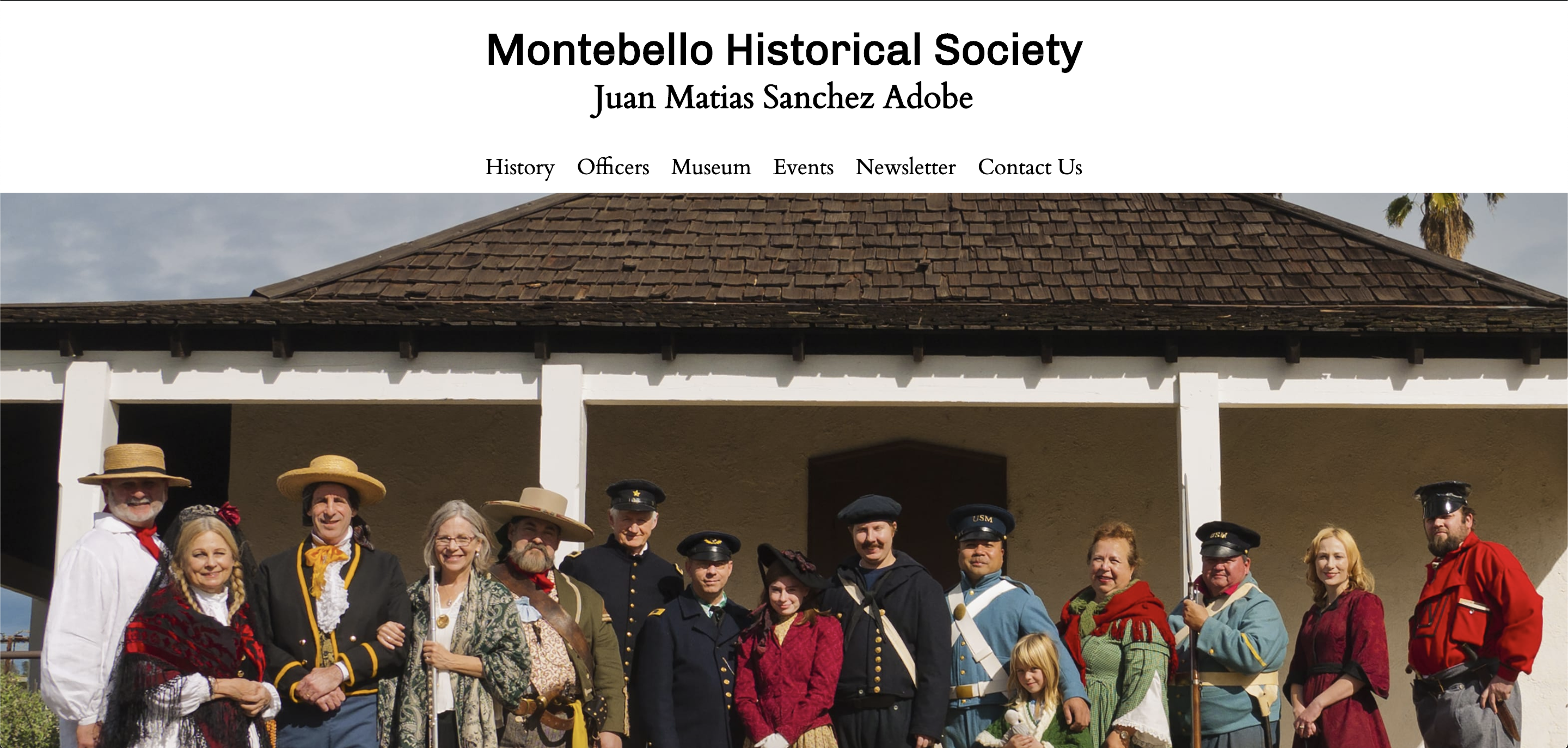 Montebello Historical Society Website